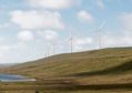 Artist impression of Viking Wind farm, Shetland.