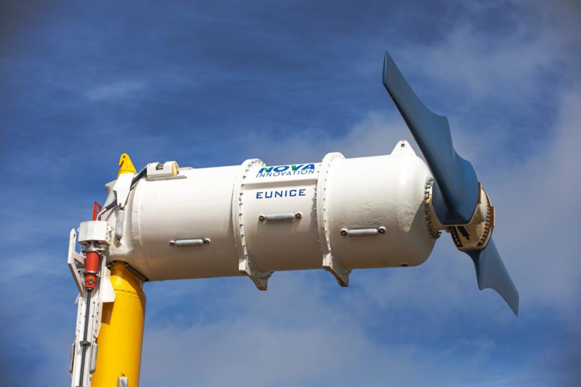 The latest tidal turbine, called Eunice, from Nova Innovation

Submitted by Nova Innovation