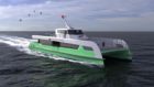 Artist's impression of Shell Bukom electric ferry