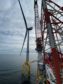 The last of 100 turbines being fitted at Moray East