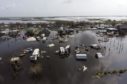 Devastation following hurricane Ida in the US