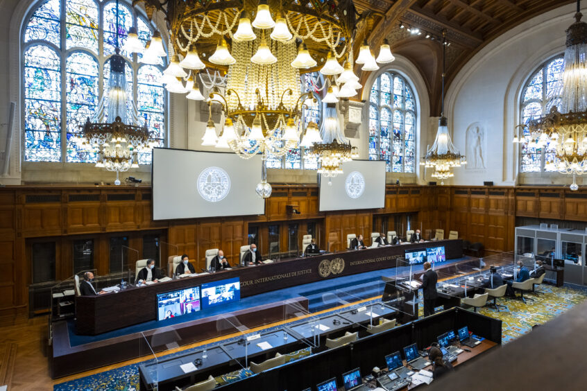 The International Court of Justice (ICJ), principal judicial organ of the UN, holds public hearings (by video link) in the case concerning Maritime Delimitation in the Indian Ocean (Somalia v. Kenya) at the Peace Palace in The Hague, the seat of the Court, as from 15 March 2021. Sessions held under the presidency of Judge Joan E. Donoghue, President of the Court. The CourtÕs role is to settle, in accordance with international law, legal disputes submitted to it by States (its Judgments are final and binding) and to give advisory opinions on legal questions referred to it by authorized UN organs and agencies.