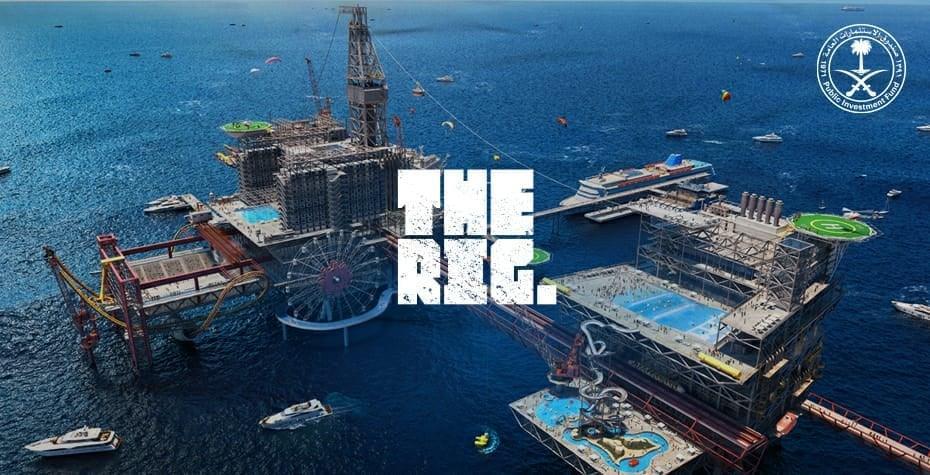 saudi arabia oil rig theme park - the Rig