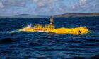 Mocean Energy Blue X wave energy project off the coast of Orkney