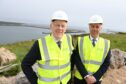 Sir Ian Wood, Chaiman of ETZ and ONE, and Bob Sanguinetti, CEO Port of Aberdeen.