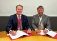 Stena Drilling CEO Erik Ronsberg is delighted to sign a contract with Shell UK Ltd.