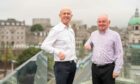 New chief executive Mark Gillespie, left, and Ian Skene, founder, of Recycl8. Supplied by Bold St Media Dat