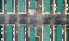 Aerial view of storage asset.