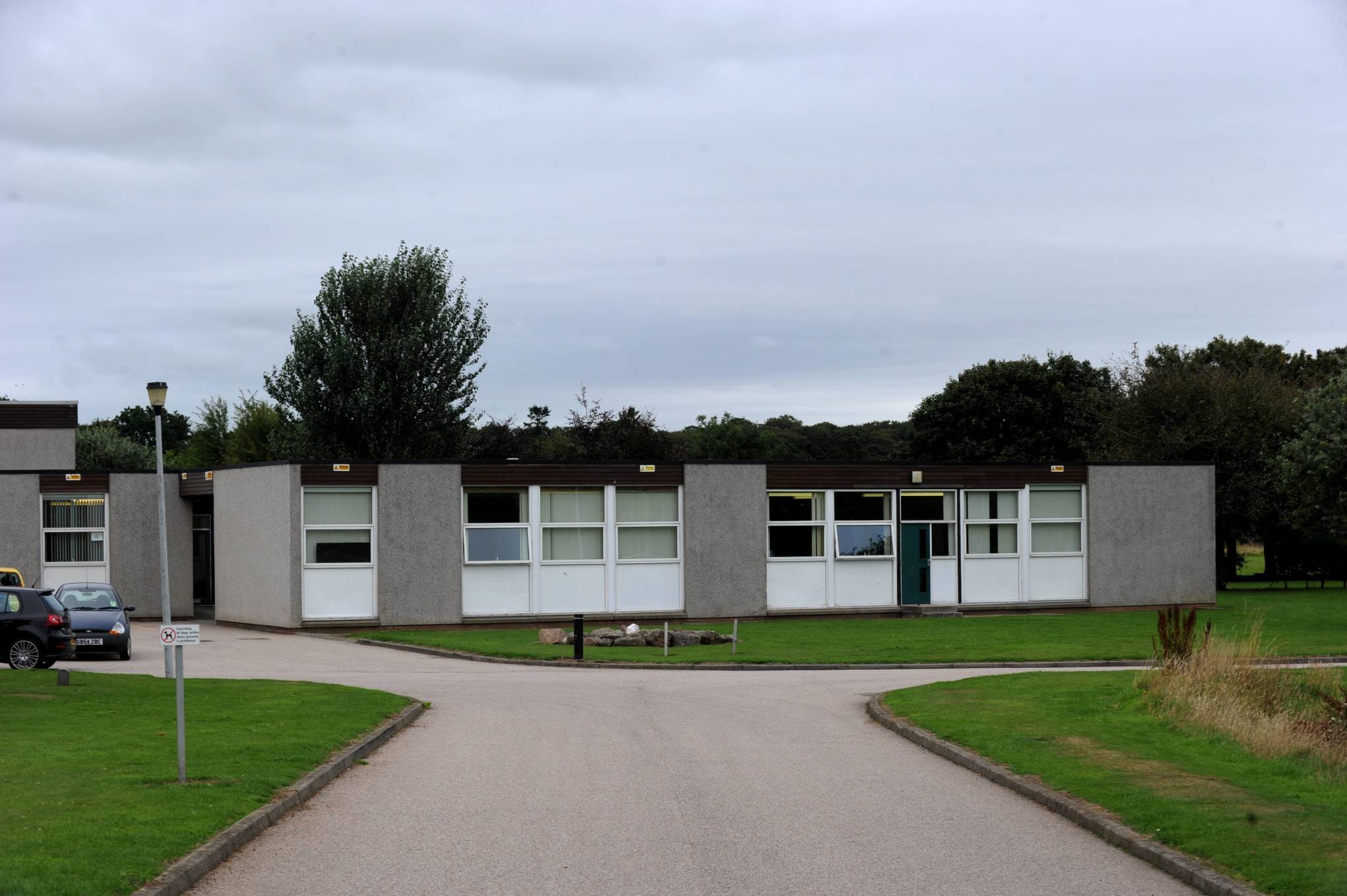 The fire broke out at Cordyce School in Aberdeen.