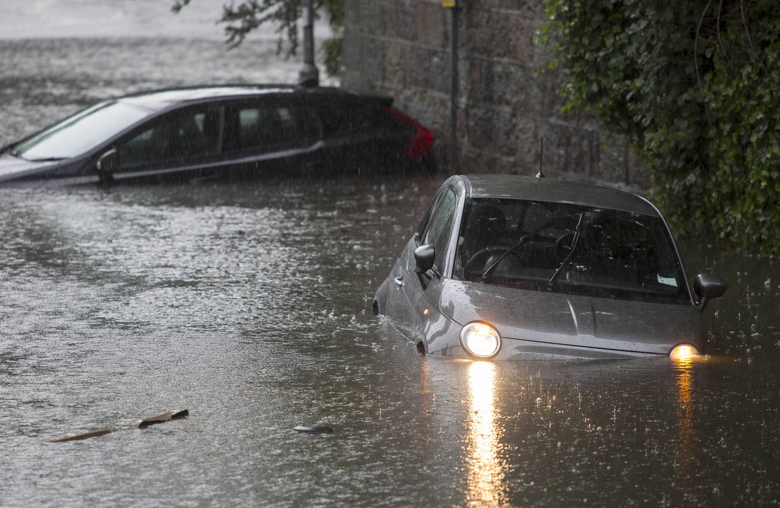 Flooding causes chaos across Aberdeen Evening Express