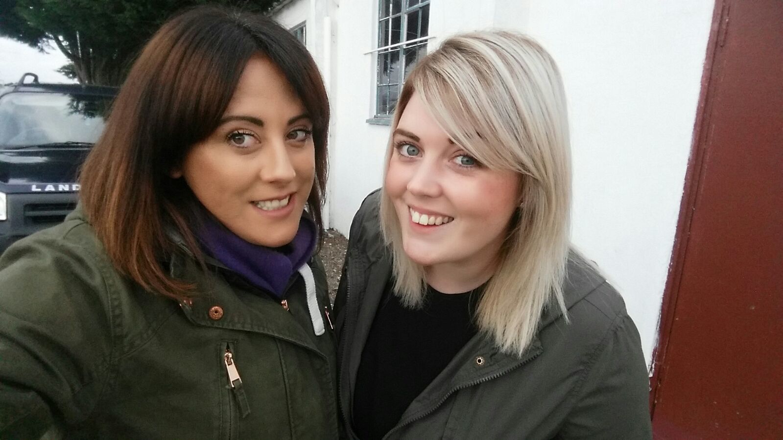 Jemma Poole, left, with Leighanna Lawson, who suffers from Multiple Sclerosis and wants to raise awareness of the disease.