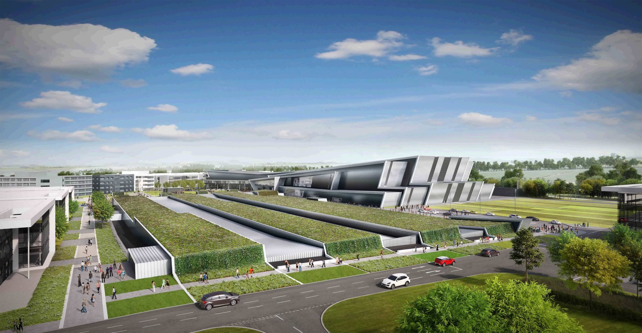 Artist impression of the planned new AECC.
