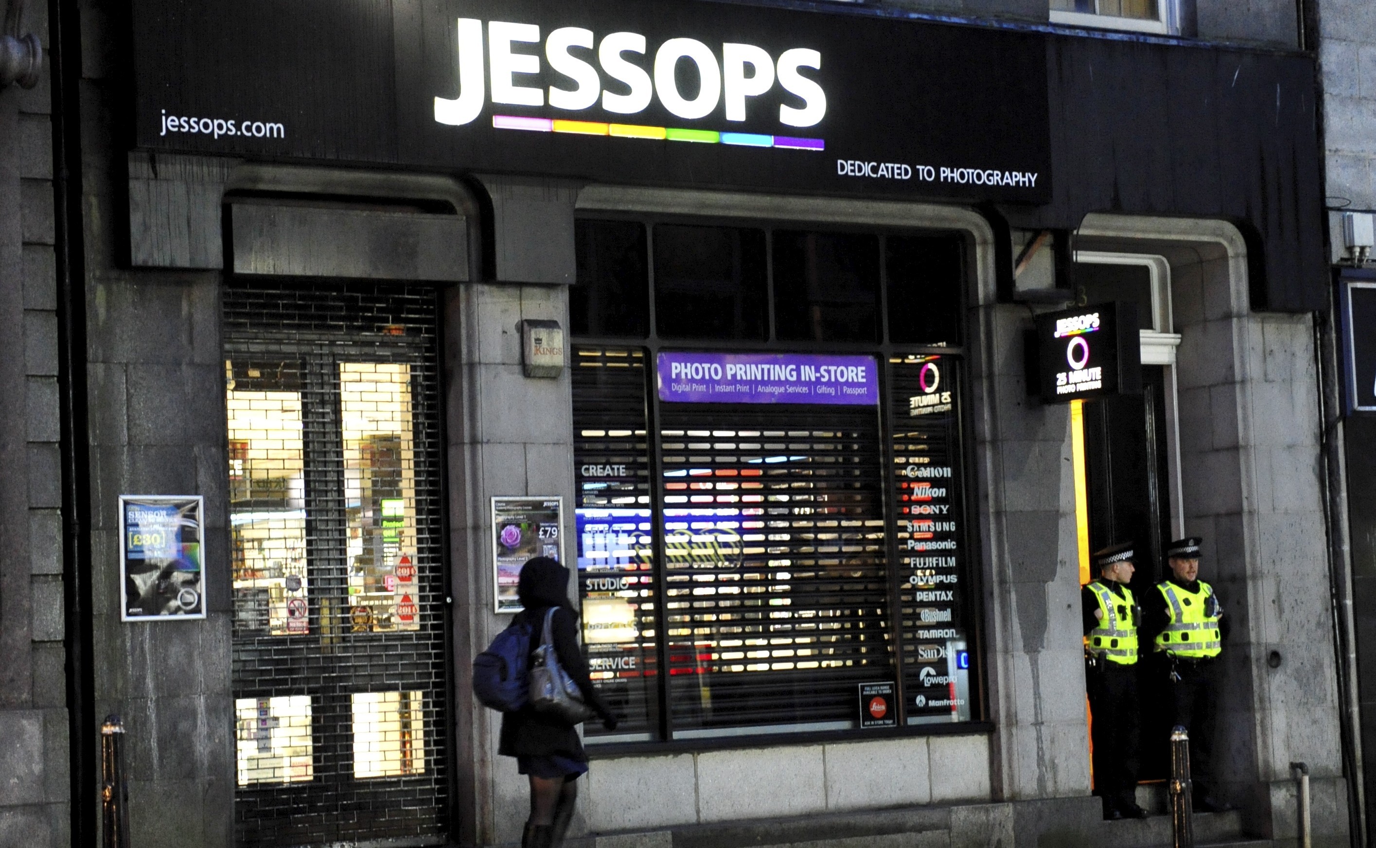 The Jessops store on Aberdeen’s Market Street which was targeted.
