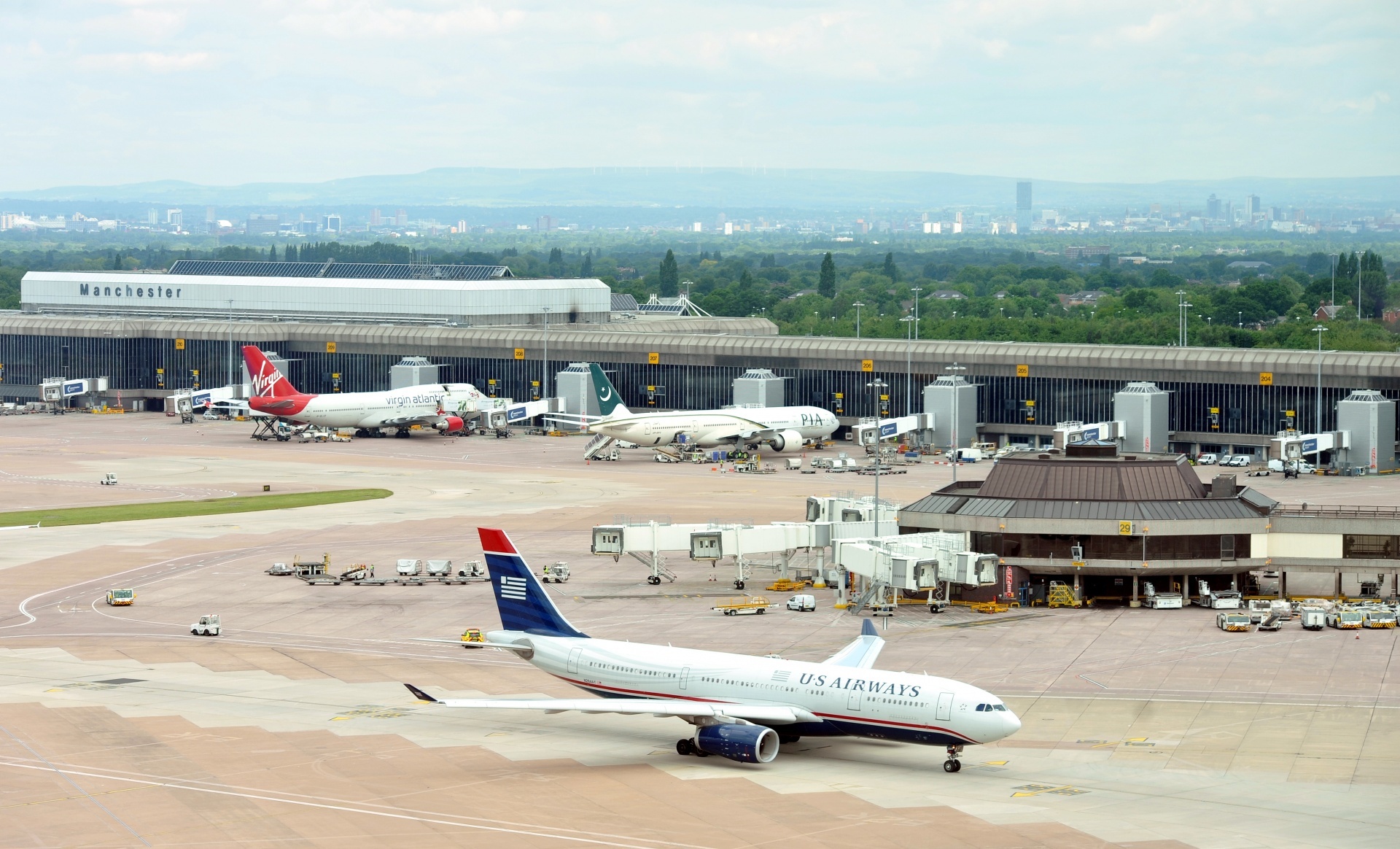 Boy, 4, taken to hospital after hoarding collapses at Manchester ...