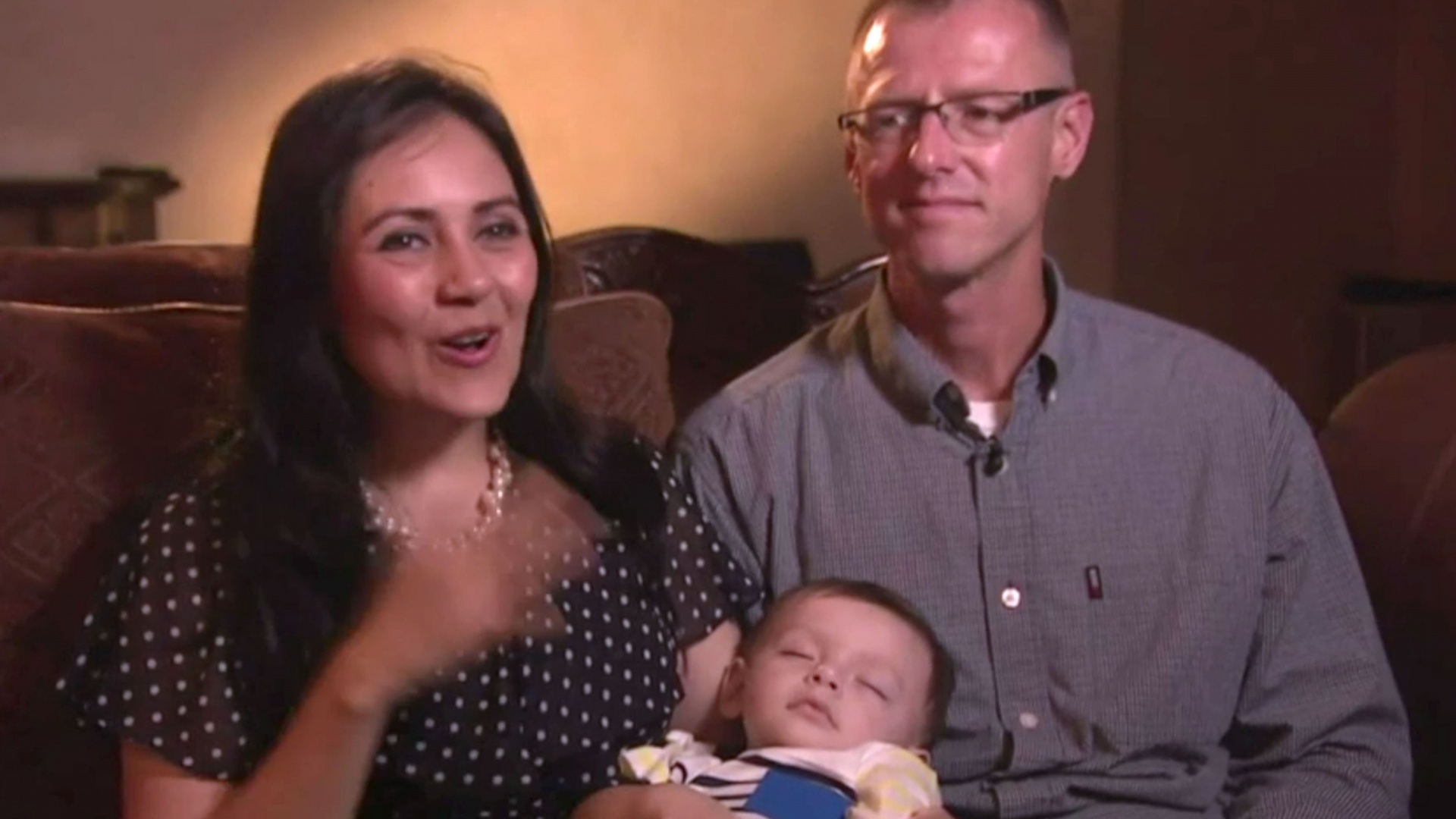 Couple whose baby was swapped at birth finally take their real son home ... image