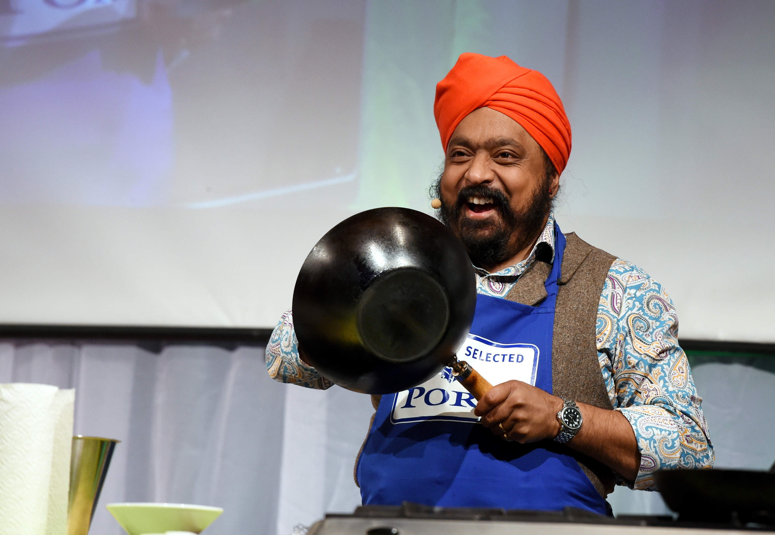 Tony Singh at The Taste of Grampian at Thainstone Centre.