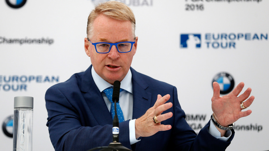 European Tour chief executive Keith Pelley.