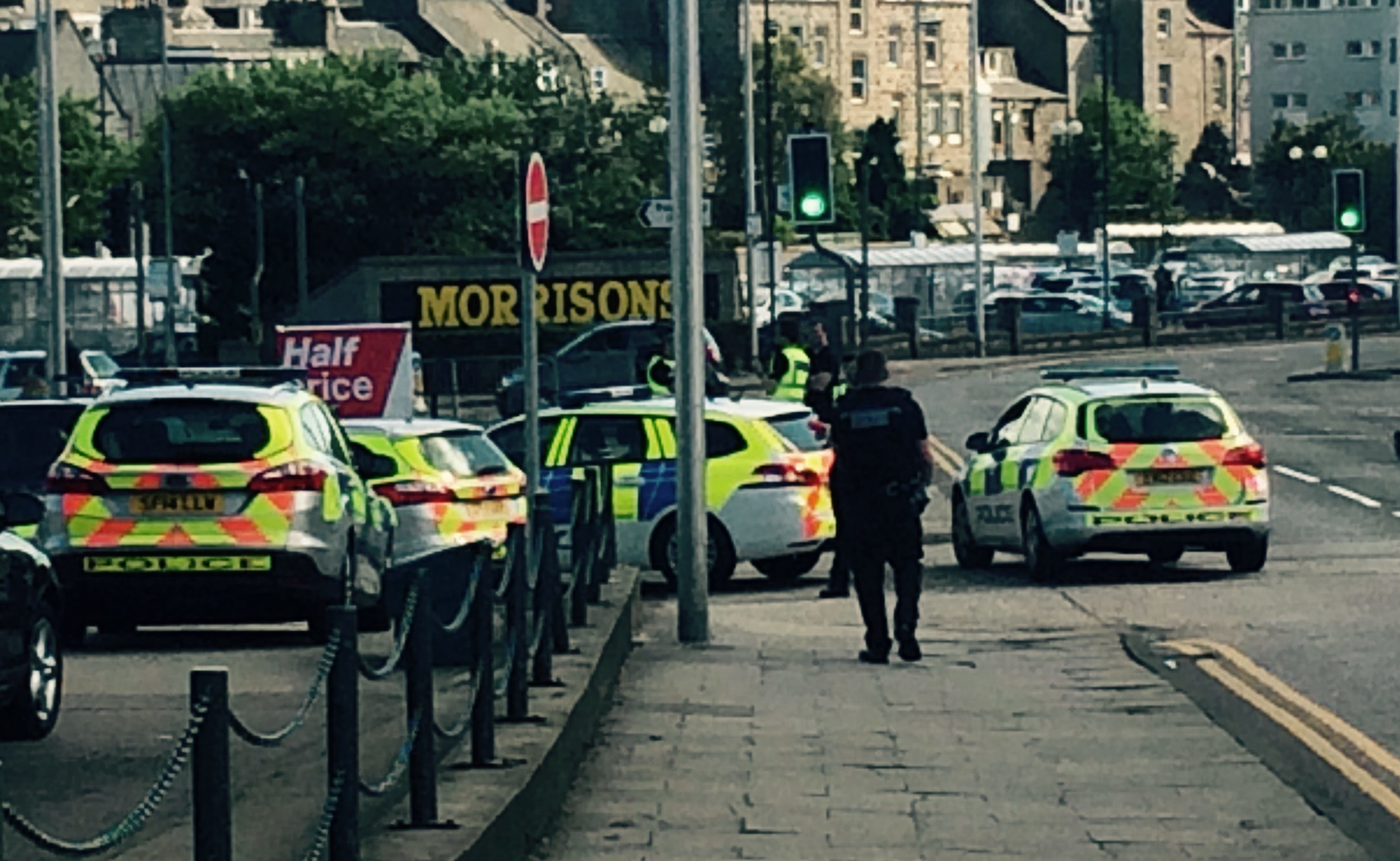 The crash happened on West North Street.