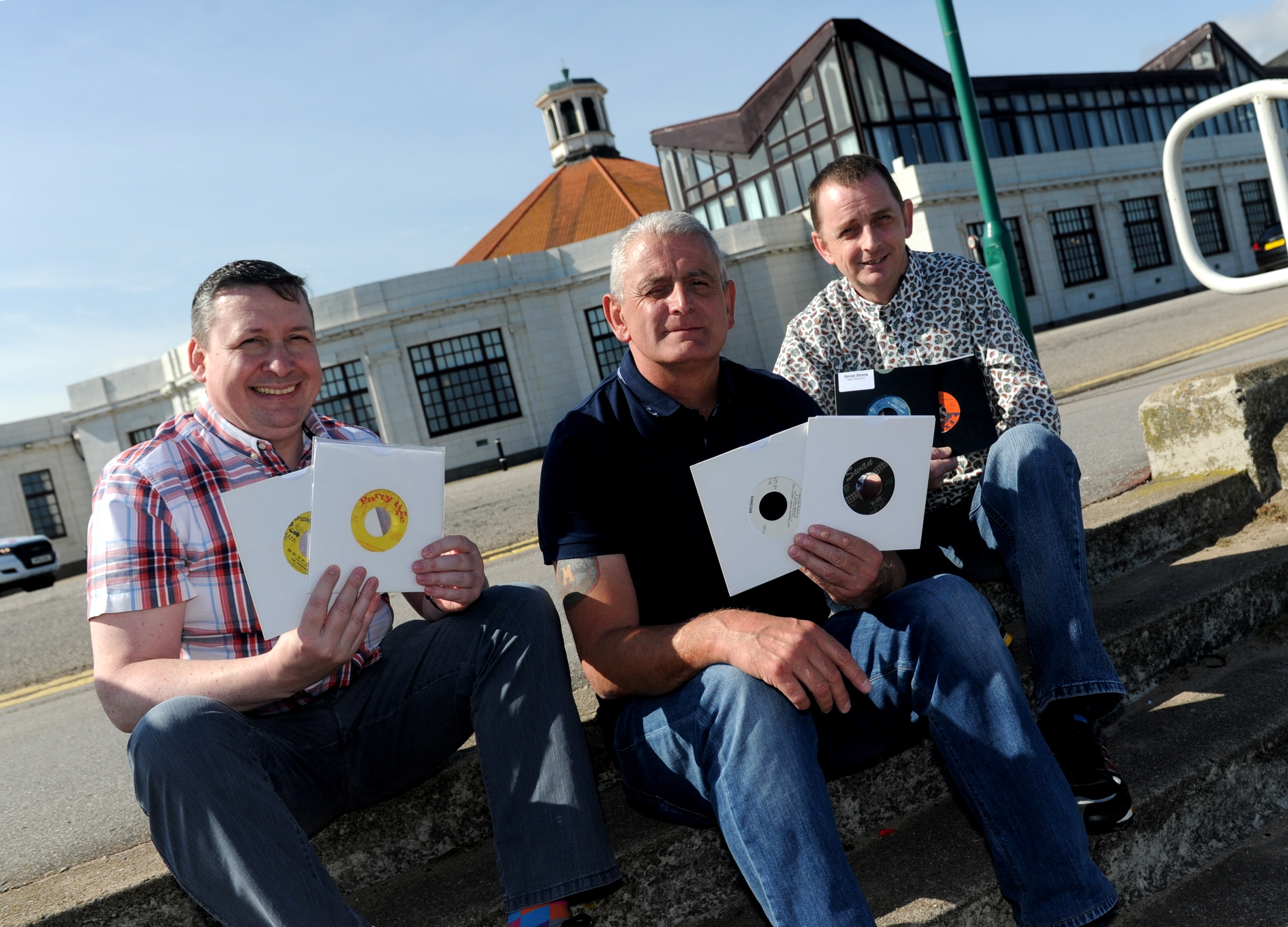 From left, Des Crombie, Steve Willox and Alan Sadler.