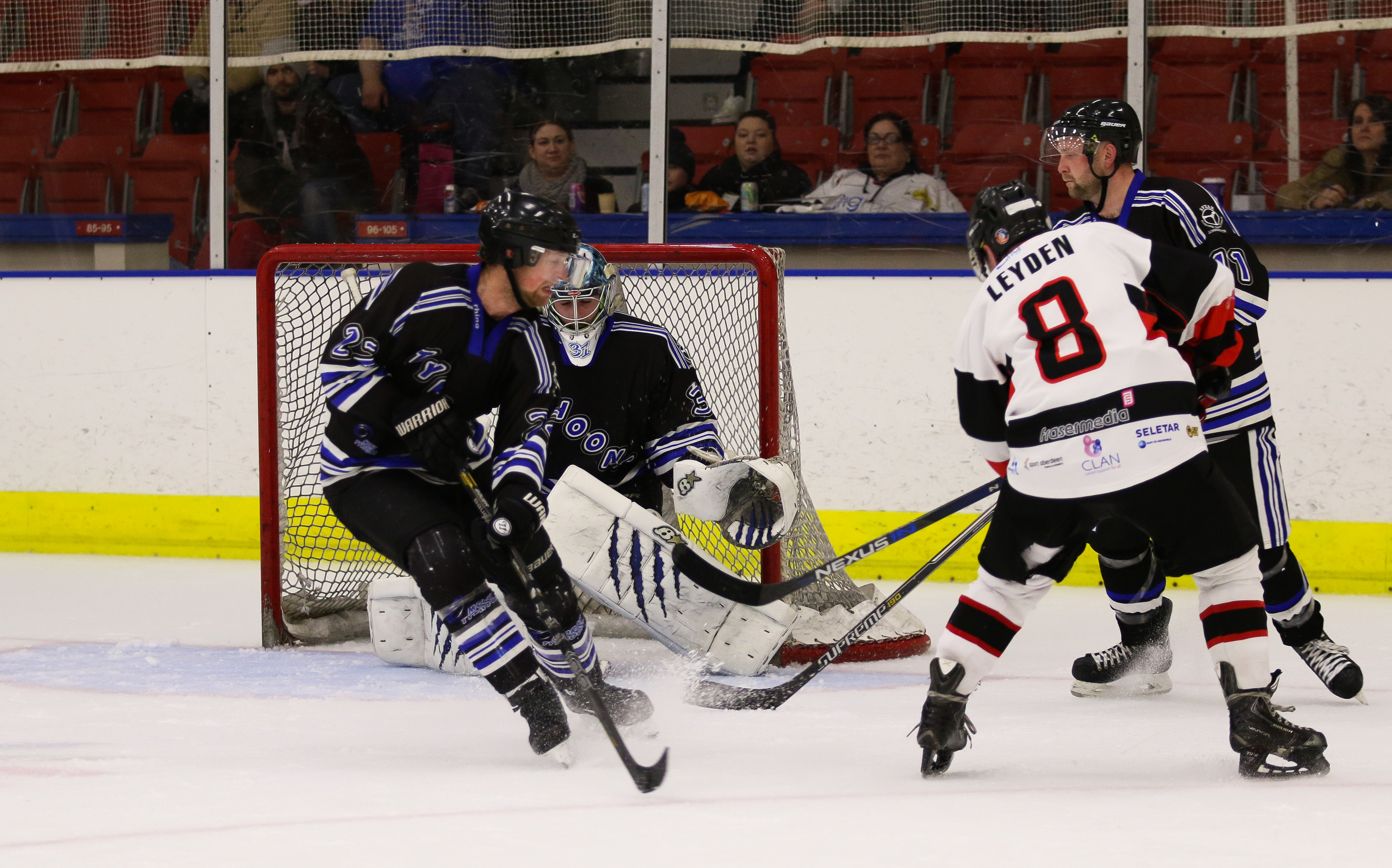 Jordan Leyden completes his hat-trick.