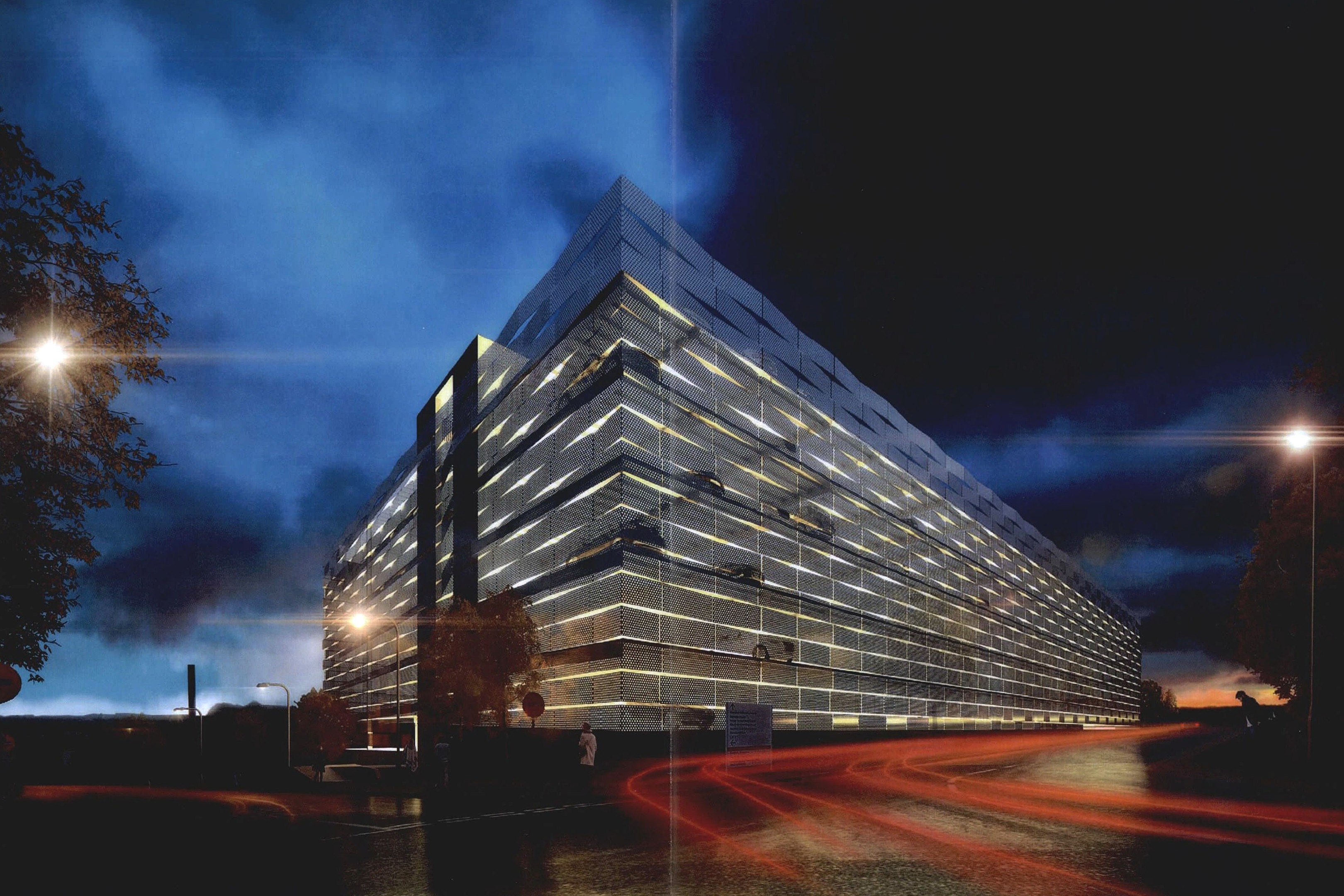 future view: How the planned new car park on the Foresterhill site will look.