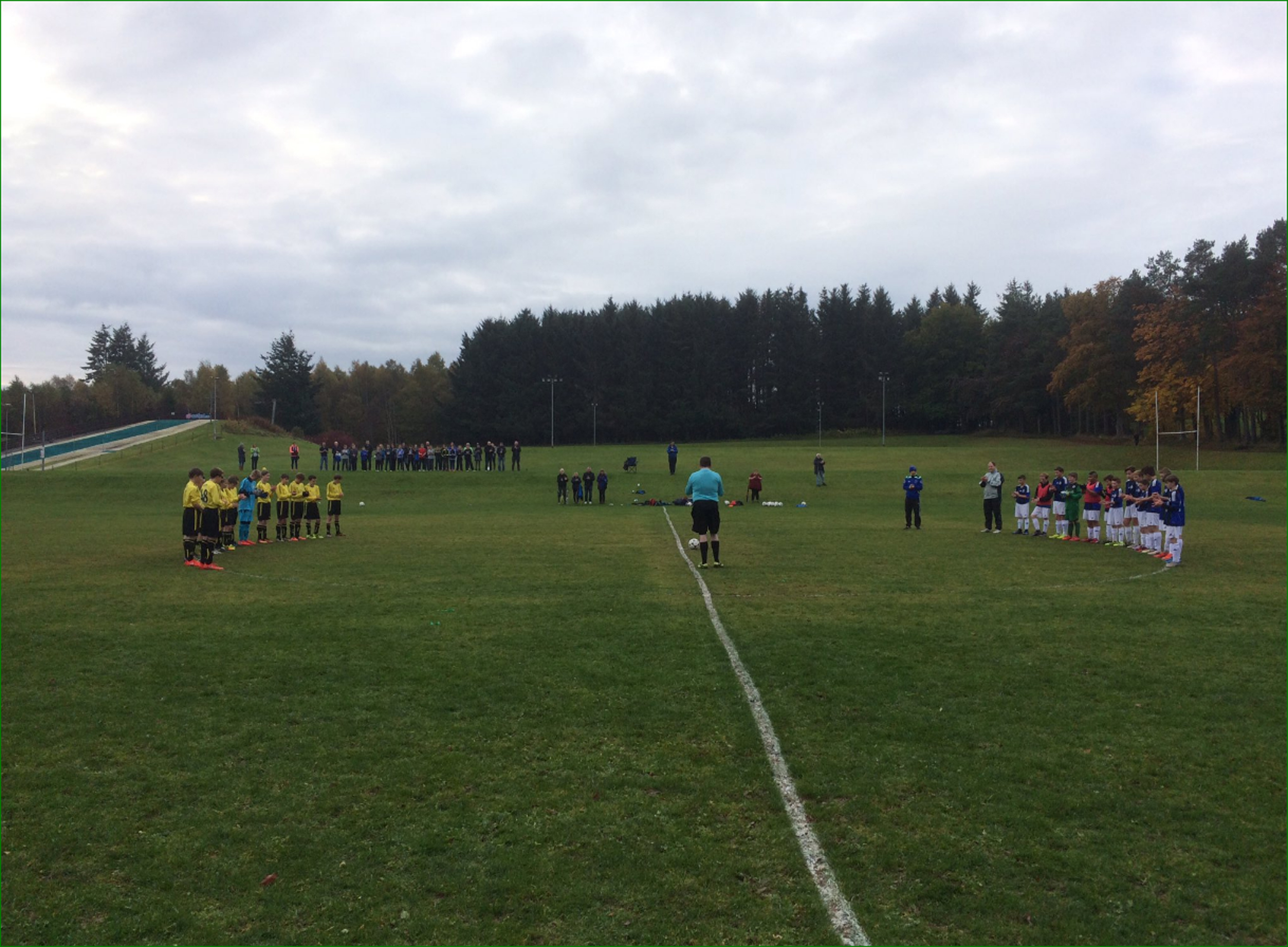 Lachlan MacKenzie’s teammates held a minute’s applause in tribute to him.