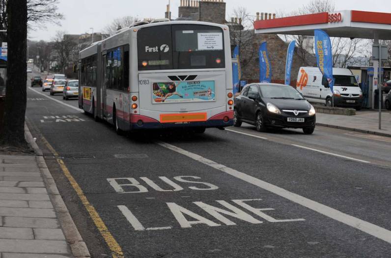 REVEALED Bus lanes in Aberdeen generating the most fines Evening Express