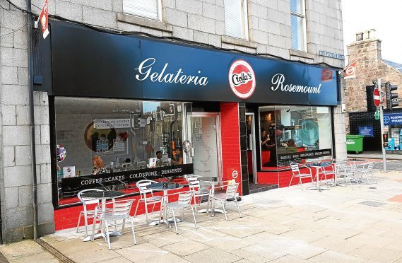 Crolla's Gelateria in Rosemount Place