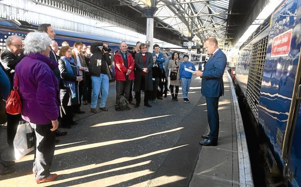 Aberdeen Railway Station celebrated it's 150th anniversary on Saturday.
