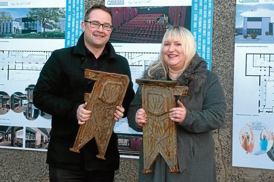 From left, David Paton and Kristin Alexander.