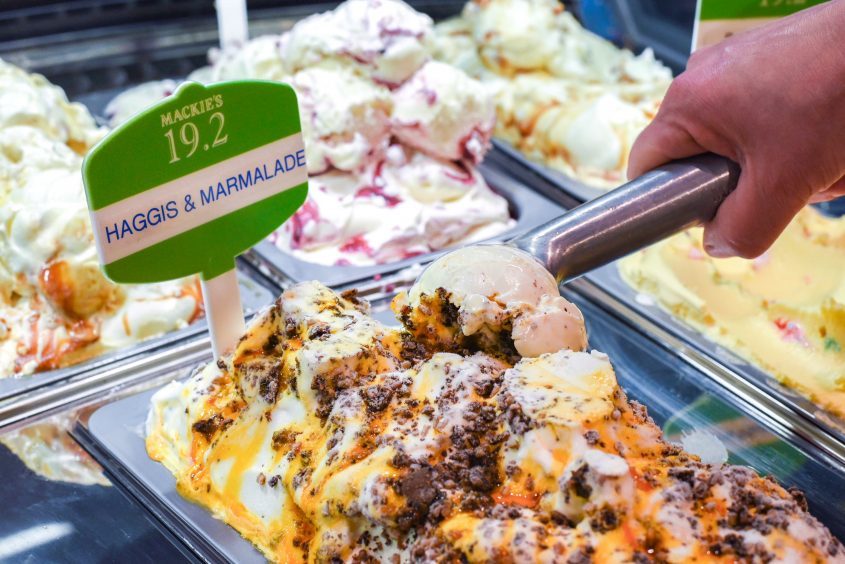 Haggis ice cream to be piped through Aberdeen city centre Evening Express