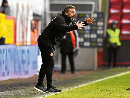 Aberdeen manager Derek McInnes.