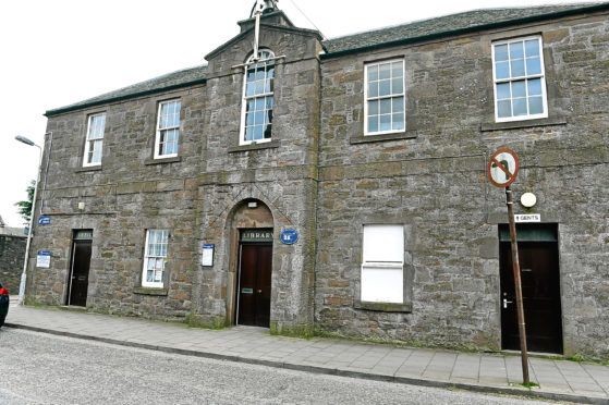 The library in Inverbervie