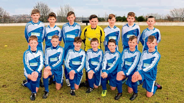 Cove Youth U13s. Rear from left to right.
Calum Somers, Kasen Seed, Dylan Robb, Lloyd Sharp, Ben Brown, Mckenzie Gove, Liam Duthie.
Front left to right
Ross Burns, Josh Robb, Charlie Rothnie, Danny Robertson, Anton Chauvin, Jamie Rennie, Ramsay Davidson.