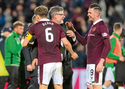 Hearts will visit Balmoral Stadium