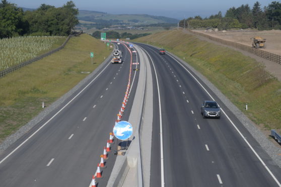 A section of the Aberdeen bypass
