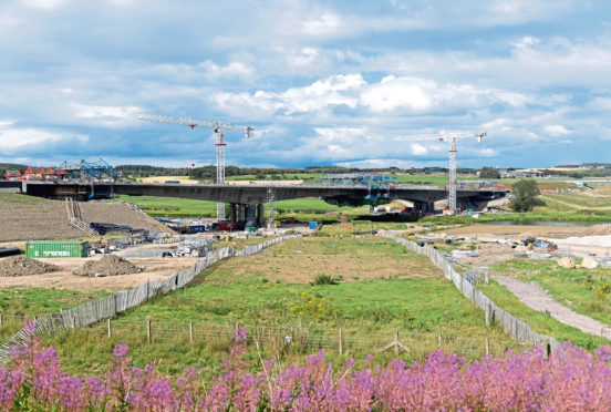 The new bridge over the River Don