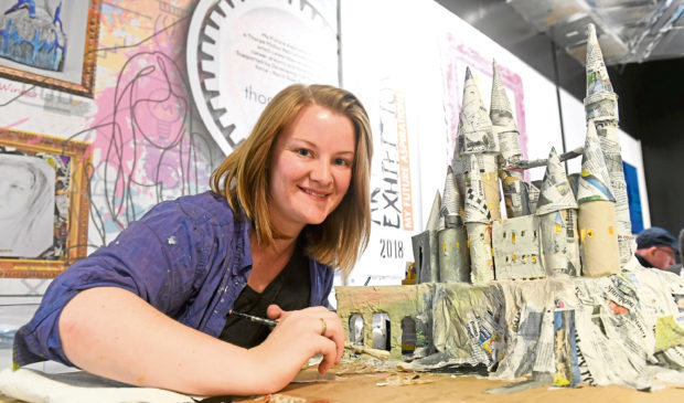Catherine Redgate hosted a Harry Potter-themed artists workshop at Cafe Tempo