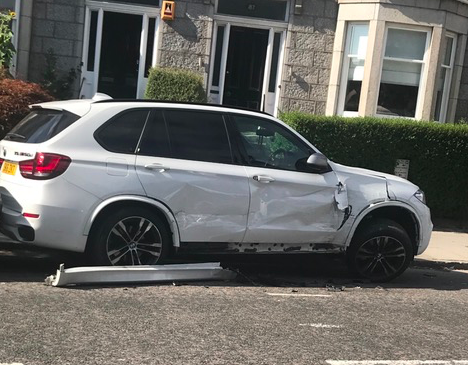 The car was damaged on Ashley Road