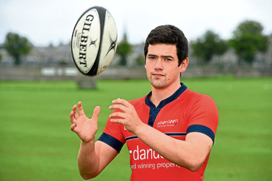 Aberdeen Grammar's Sam Knudson.