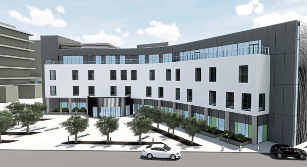 An artist's impression of the new £163 million Baird Family Hospital