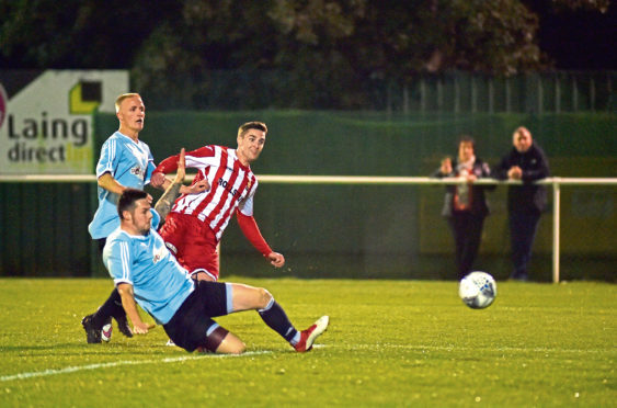 Graeme Rodger in action.