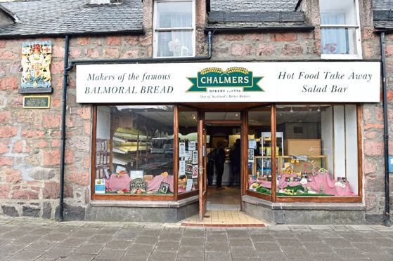 Chalmers Bakery on Golf Road, Ballater
