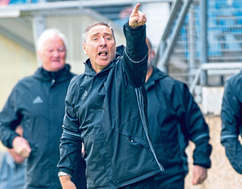 Peterhead manager Jim McInally.