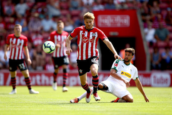 Stuart Armstrong in action for Saints.