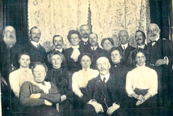 Sunday best was order of the day in this historic picture of Woodside’s congregation