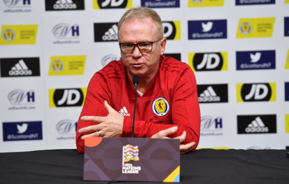 Scotland manager Alex McLeish.