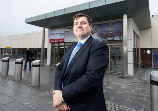Steve Szalay. Aberdeen International Airport's new managing director