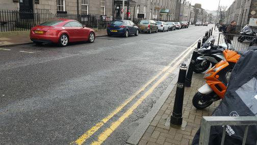 Staff from Shirlaws Motorcycles on Crown Street pointed out the leak