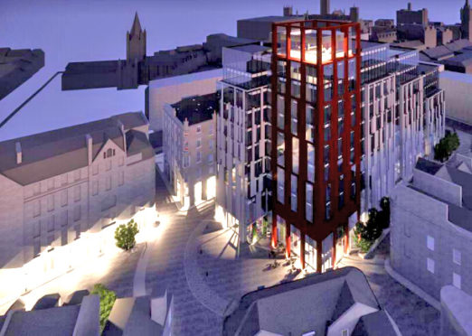 An artist's impression of the building